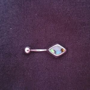 🆕️ Rhombus belly button ring Stainless steel